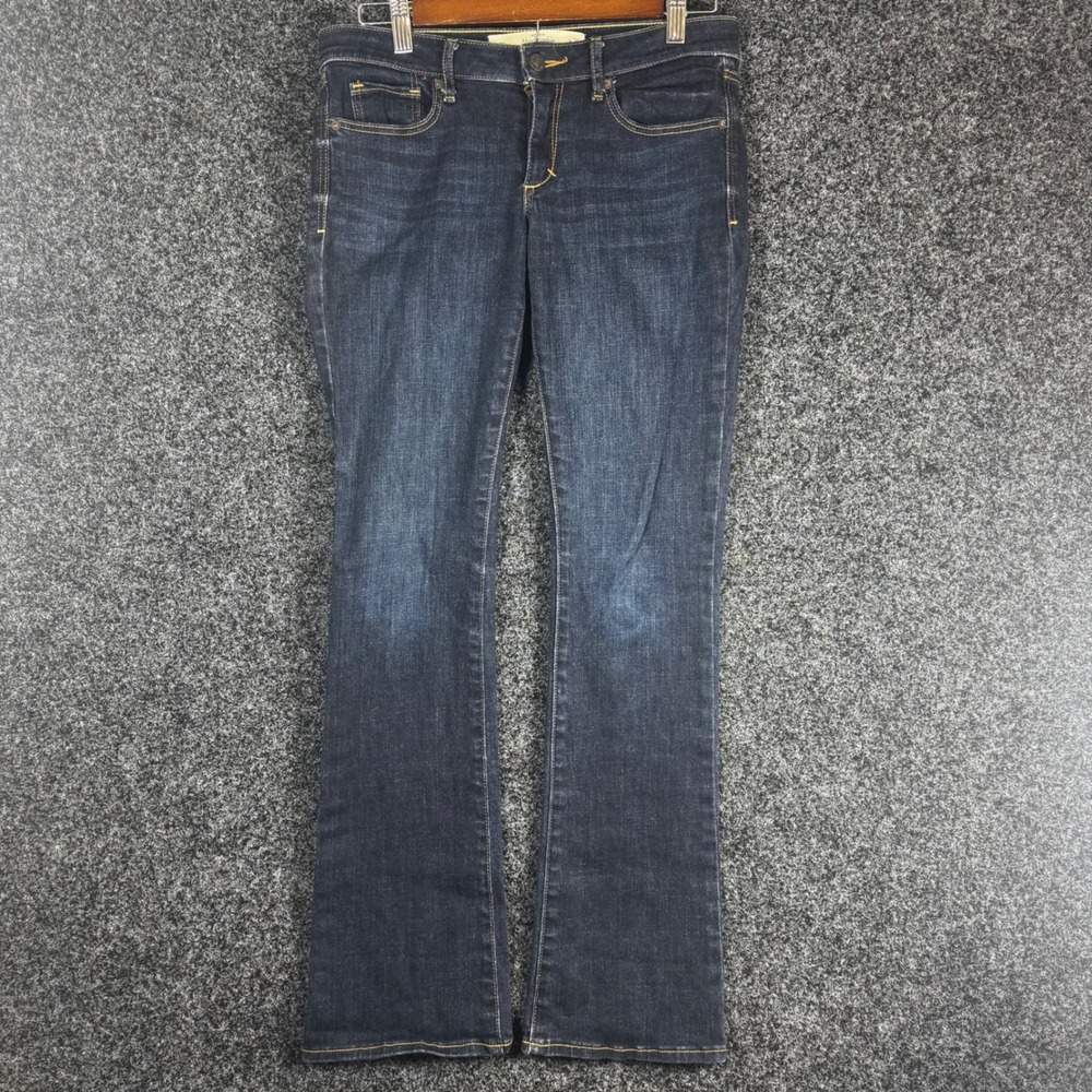 Abercrombie & Fitch The A&F Boot Jeans Womens 2S W26 L31 Dark Wash Stretch Denim